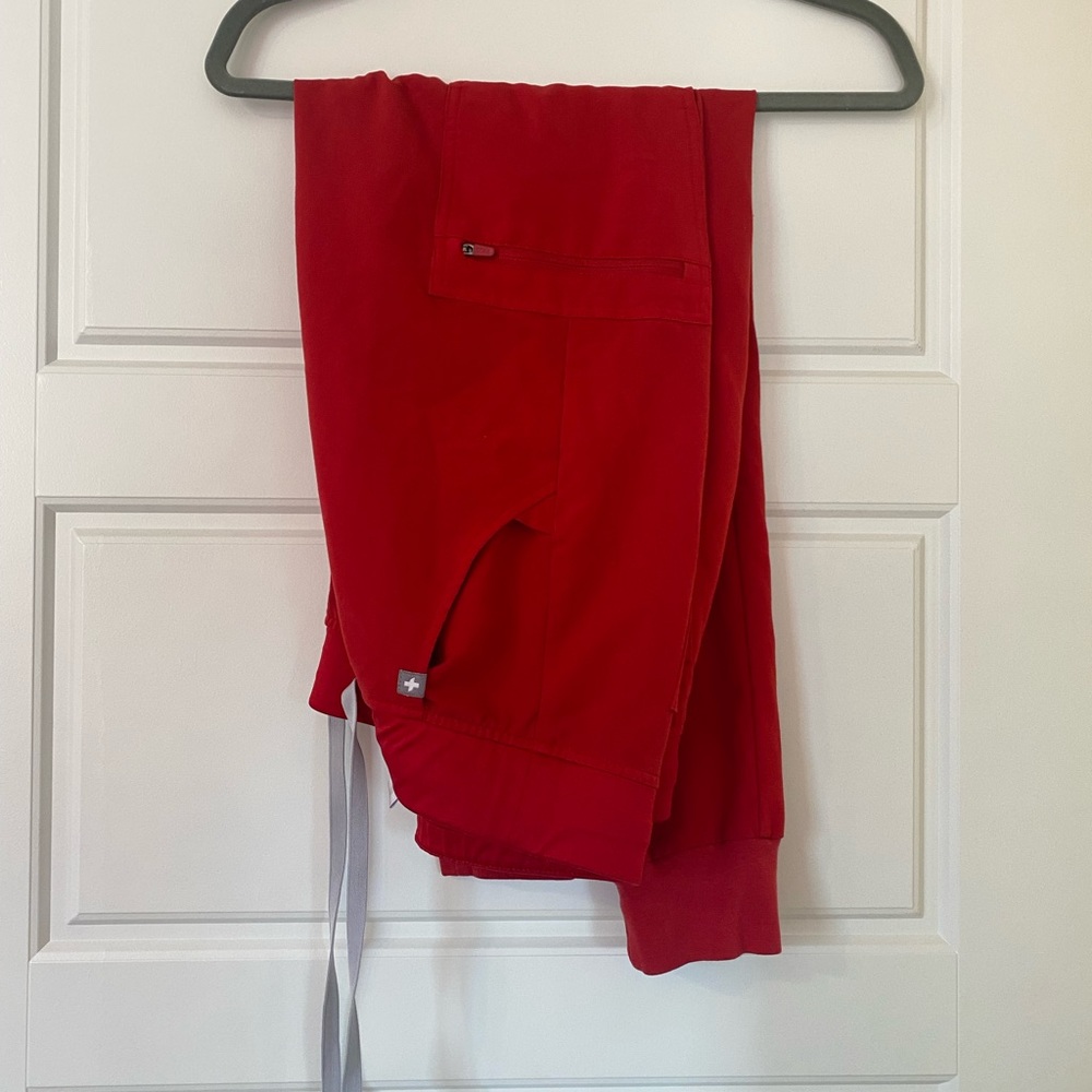 Figs Winning Red Zamora Joggers